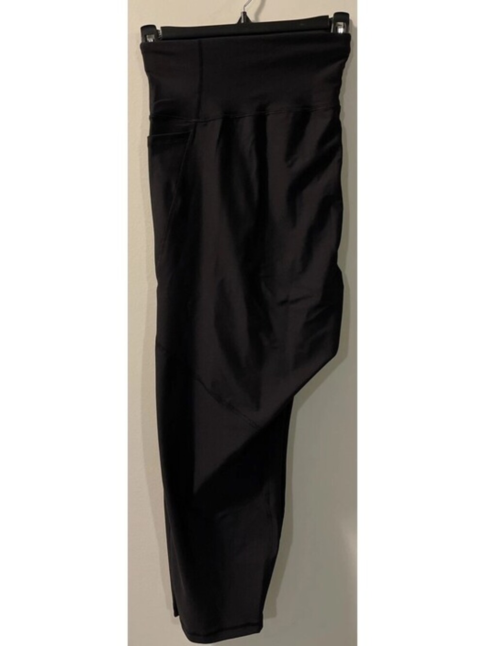 Old Navy Active Womens 4x Plus Black Powersoft Pocket Cropped Legging NWT! A6981